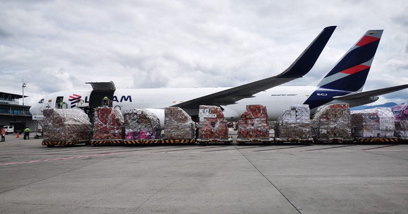 LATAM Cargo recebe 18ª aeronave cargueira e anuncia liderança no transporte de flores na América do Sul