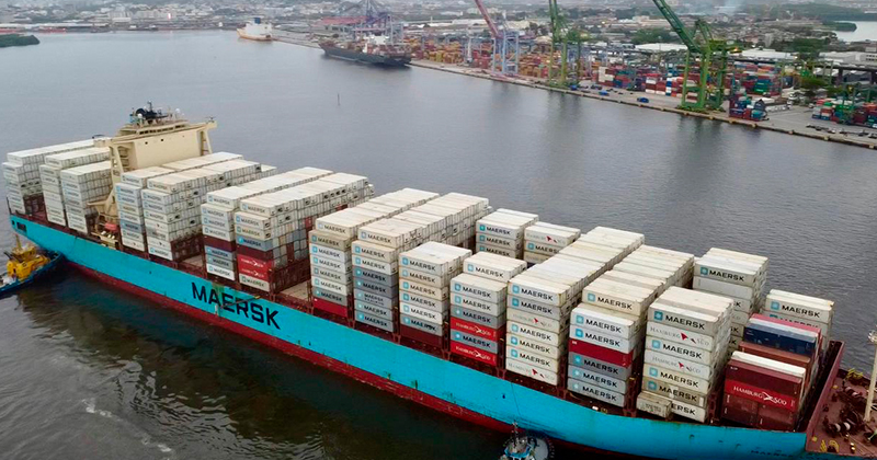 Maersk amplia atuação no Brasil com nova escala no Rio de Janeiro