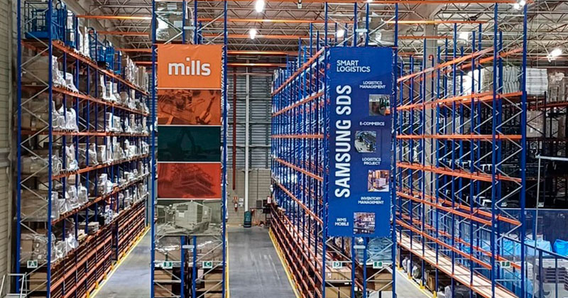 Em parceria com a Samsung, Mills inaugura centro de distribuição em Jundiaí 